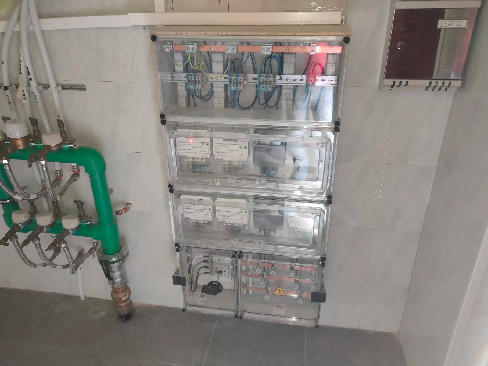 Centralización de contadores en un edificio